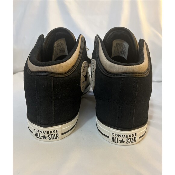 Converse CTAS High Street Papyrus/Black Unisex Mid Top Sneakers Men Sz 10 - Picture 5 of 7